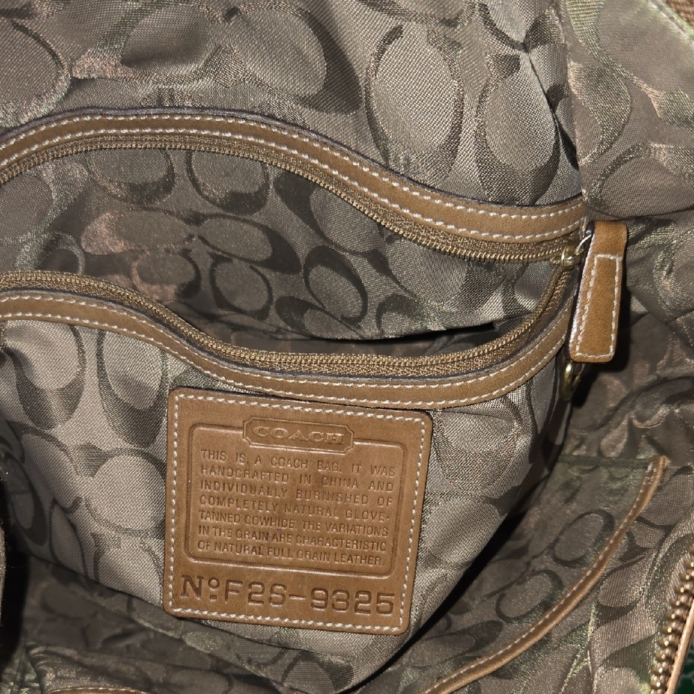Coach Tan Leather Shoulder Bag - Picture 16 of 16